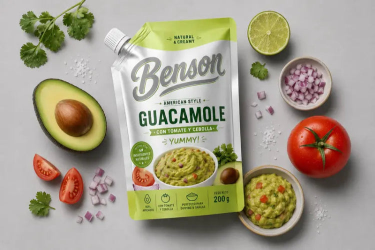Doypack, empaques guacamole en uso